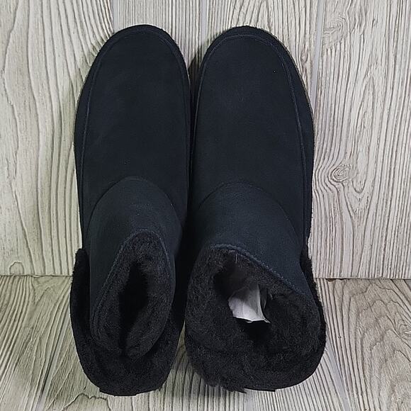 Sorel Nakiska Black Suede Ankle Bootie Womens Size 10 NEW - Picture 8 of 13